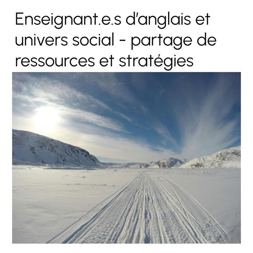 English & Social Studies Teachers – Sharing Resources & Strategies