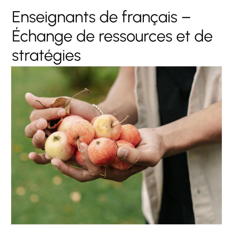 French Teachers – Sharing Resources & Strategies
